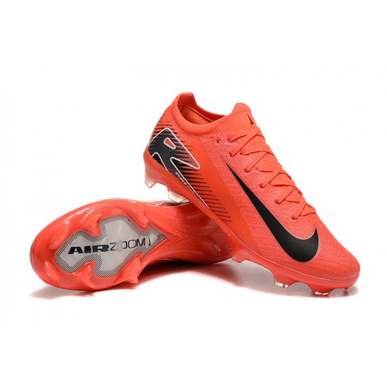 Women/Men Nike Mercurial Vapor 16 Elite FG Red and Black Football Boots