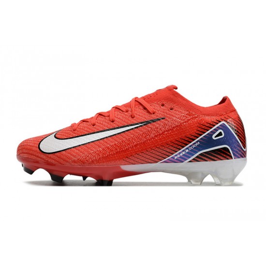 Women/Men Nike Mercurial Vapor 16 Elite FG Red and White Football Boots