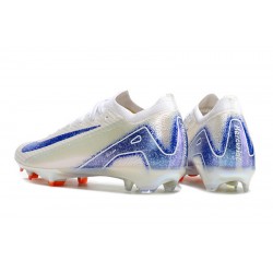 Women/Men Nike Mercurial Vapor 16 Elite FG White Blue Football Boots