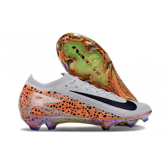 Women/Men Nike Mercurial Vapor 16 Elite FG White Orange Football Boots