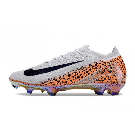 Women/Men Nike Mercurial Vapor 16 Elite FG White Orange Football Boots