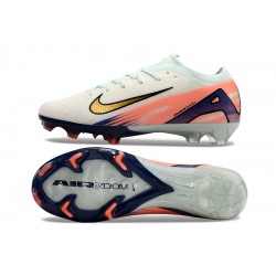 Women/Men Nike Mercurial Vapor 16 Elite FG White and Black Football Boots