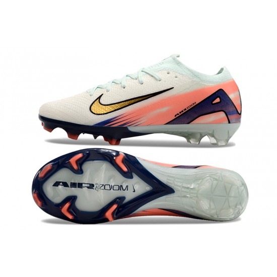 Women/Men Nike Mercurial Vapor 16 Elite FG White and Black Football Boots