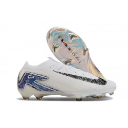 Women/Men Nike Mercurial Vapor 16 Elite FG White and Blue Football Boots