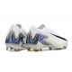 Women/Men Nike Mercurial Vapor 16 Elite FG White and Blue Football Boots