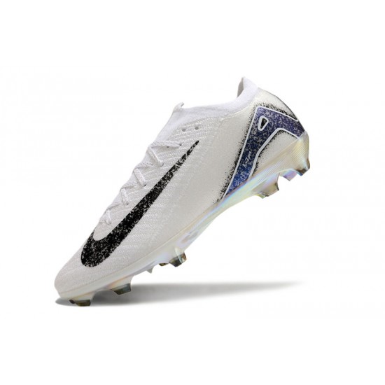 Women/Men Nike Mercurial Vapor 16 Elite FG White and Blue Football Boots