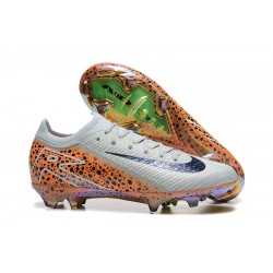 Women/Men Nike Mercurial Vapor 16 Elite FG White and Orange Football Boots