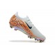 Women/Men Nike Mercurial Vapor 16 Elite FG White and Orange Football Boots