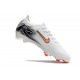 Women/Men Nike Mercurial Vapor 16 Elite FG White and Orange Football Boots