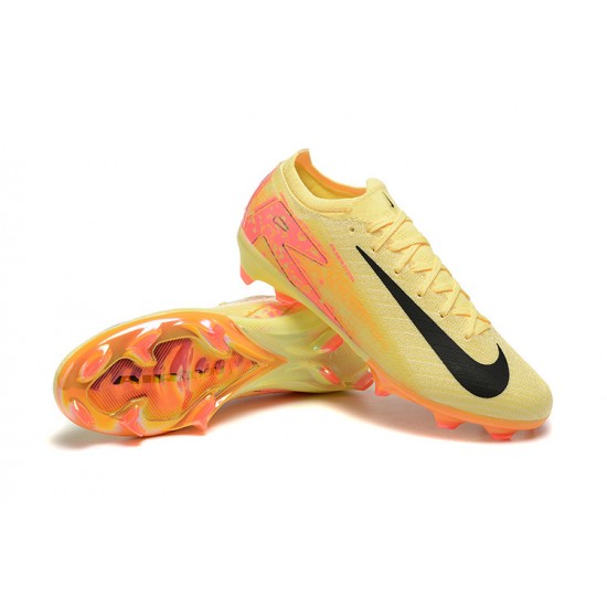 Women/Men Nike Mercurial Vapor 16 Elite FG Yellow and Black Football Boots