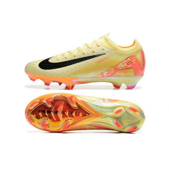 Women/Men Nike Mercurial Vapor 16 Elite FG Yellow and Orange Football Boots