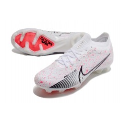 Nike Air Zoom Mercurial Vapor XV Elite FG Low Pink White Black Men Football Boots