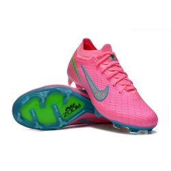 Nike Air Zoom Mercurial Vapor XV Elite FG Low Turqoise Pink Green Women/Men Football Boots