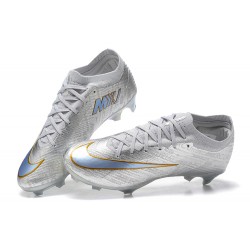 Nike Air Zoom Mercurial Vapor XV Elite FG Silver Gold Men Low Football Boots