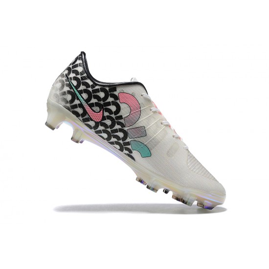 Nike Mercurial Air Zoom Ultra SE FG Gray Mixtz Pink Blue Men Low Football Boots