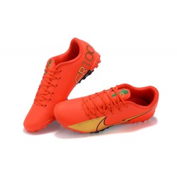 Nike Mercurial Vapor 13 Academy TF Gold Orange Low Men Football Boots