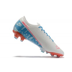 Nike Mercurial Vapor 13 Elite FG Light/Blue Orange White Low Men Football Boots