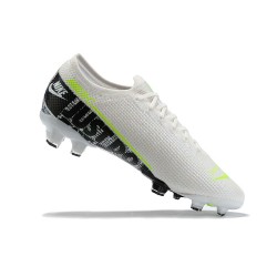 Nike Mercurial Vapor 13 Elite FG White Light/Green Black Low Men Football Boots