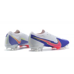 Nike Mercurial Vapor 13 Elite FG White Purple Pink Orange Low Men Football Boots