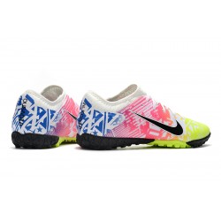 Nike Mercurial Vapor 13 Pro TF Low Pink Yellow Blue Men Football Boots