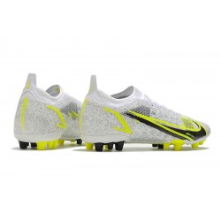 Nike Mercurial Vapor 14 Eilte PRO AG Low White Yellow Men Football Boots