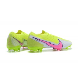 Nike Mercurial Vapor VII 13 Elite FG Light/Yellow Pink Black White Low Men Football Boots