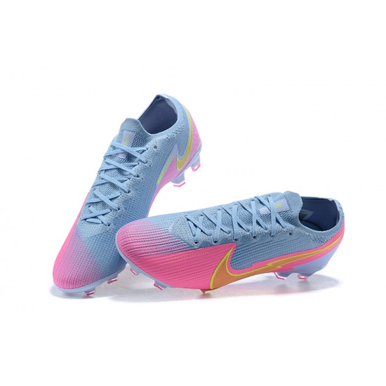 Nike Mercurial Vapor VII 13 Elite FG Pink Blue Low Men Football Boots