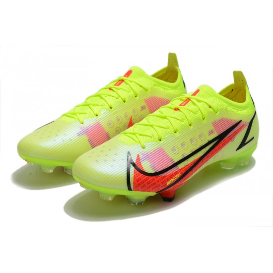 Nike Mercurial Vapor XIV Elite FG Low Yellow Orange Men Football Boots