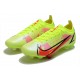 Nike Mercurial Vapor XIV Elite FG Low Yellow Orange Men Football Boots