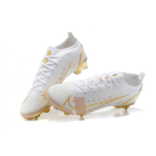 Nike Mercurial Vapor XIV Elite FG White Gold Low Men Football Boots