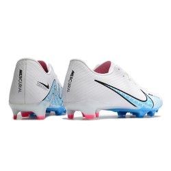 Nike Mercurial Vapor XV FG Low White Light Blue Men Football Boots