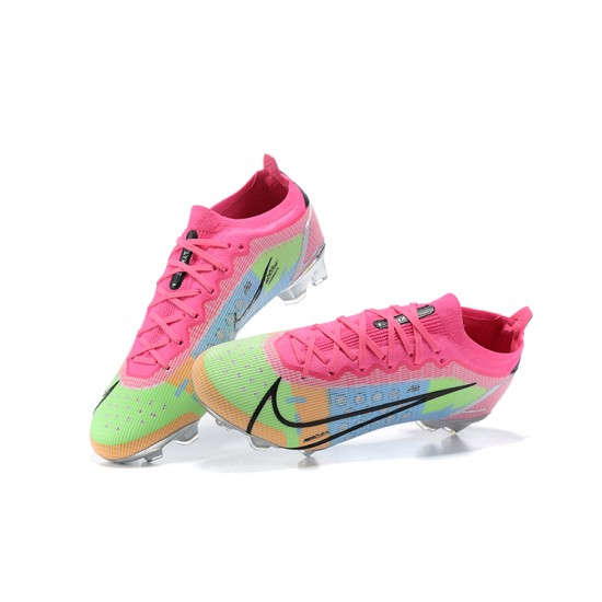 Nike Mercurial Vapor XIV Elite FG Pink Blue Green Black Silver Low Men Football Boots