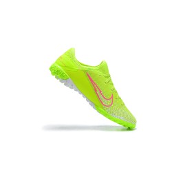 Nike Vapor 13 Pro TF Light/Green Pink White Low Men Football Boots