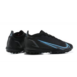 Nike Vapor 14 Academy TF Black Blue Low Men Football Boots