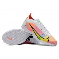 Nike Vapor 14 Elite TF Low Yellow Pink White Men Football Boots