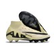 Nike Air Zoom Mercurial Superfly 9 Elite AG High Top Football Boots Beige Black For Men 