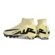 Nike Air Zoom Mercurial Superfly 9 Elite AG High Top Football Boots Beige Black For Men