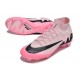 Nike Air Zoom Mercurial Superfly 9 Elite FG High Top Football Boots Pink Black For Men/Women