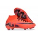 Nike Air Zoom Mercurial Superfly 9 Elite FG High Top Football Boots Red Black For Men/Women