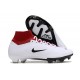 Nike Air Zoom Mercurial Superfly 9 Elite FG High Top Football Boots White Red Black For Men/Women