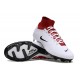 Nike Air Zoom Mercurial Superfly 9 Elite FG High Top Football Boots White Red Black For Men/Women