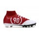 Nike Air Zoom Mercurial Superfly 9 Elite FG High Top Football Boots White Red Black For Men/Women