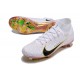 Nike Air Zoom Mercurial Superfly 9 Elite FG High Top Football Boots White Yellow For Men/Women