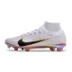 Nike Air Zoom Mercurial Superfly 9 Elite FG High Top Football Boots White Yellow For Men/Women