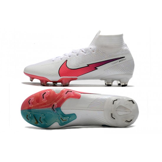 peach nike football boots