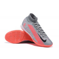 Nike Mercurial Superfly 7 Elite MDS IC Grey Orange Black Football Boots