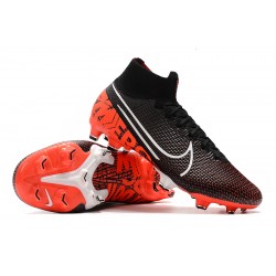 Nike Mercurial Superfly 7 Elite SE FG Black Orange White Football Boots