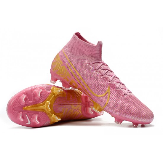 Nike Mercurial Superfly 7 Elite SE FG Pink Gold Football Boots