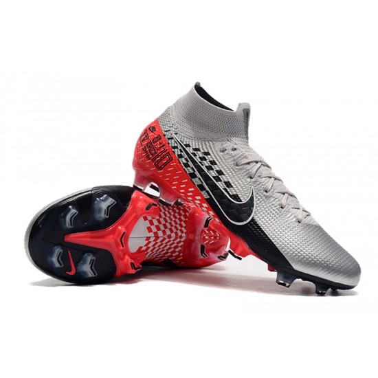 Nike Mercurial Superfly 7 Elite SE FG Red Silver Black Football Boots