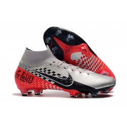 Nike Mercurial Superfly 7 Elite SE FG Red Silver Black Football Boots